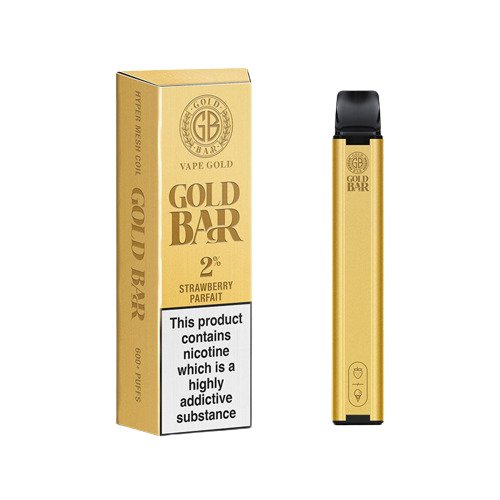 Gold Bar Strawberry Parfait 20mg